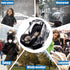 Car Seat Rain Cover - Food Grade EVA, Waterproof, Windproof Protection with Quick-Access Zipper