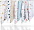 Baby Sparrow 3-Pack 47x47 BabySparrow Muslin Swaddle Blankets Large Cotton Baby Swaddles for Newborns, Soft Breathable