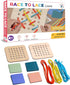 Race To Lace - Perfect Travel Game for Kids & Adults - Great Car & Airplane Games for 4+ Years