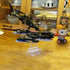 Display Stand for Lego 75301 X-Wing Starfighter, 75348 75346 75347 TIE Bomber, Plastic Transparent Angled Display Stand