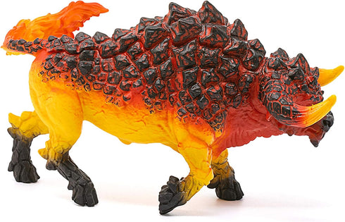 Schleich Eldrador Creatures - Mythical Lava Monster Action Figure, Fire Bull Toy for Kids Ages 7+