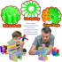STEM Building Blocks Toys for Kids, Educational Gear Interlocking Construction Playset for Creativity