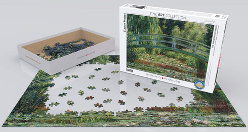 EuroGraphics The Japanese Footbridge by Claude Monet Puzzle, 1000 Piece, Green (6000-0827)