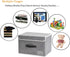 4 Pack closet, Storage Boxes with Lids Foldable Decorative Fabric Storage Bins for Jane's Home Compact Toy Storage