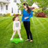 Kids Rocking Seesaw Balance Board with 5 Wooden Balls, Sensory Training Rocking Board for Indoor Outdoor Activity Toy