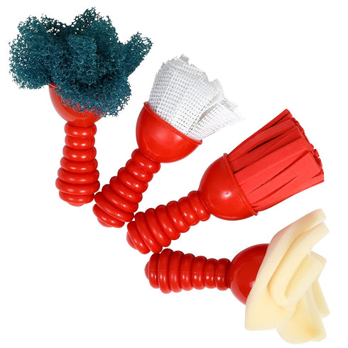 READY 2 LEARN Textured Art Tools - Set of 4 Jumbo Paint Brushes for Kids and Toddlers - DIY Patterns