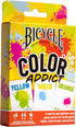 Bicycle Color Addict Matching Family Card Game, Up to 6 Players (Ages 7 and Up), Yellow