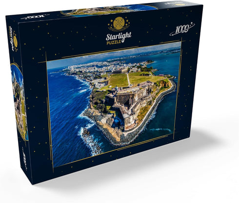 MyPuzzle Premium 1000 Piece Jigsaw Puzzle, Aerial View of Castillo San Felipe Del Morro, Puerto Rico