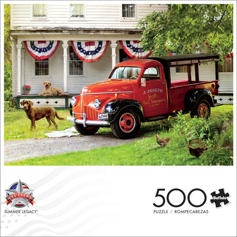 Buffalo Games Greg Giordano Summer Legacy 500 Piece Jigsaw Puzzle for Adults, Perfect for Game Nights
