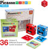 PicassoTiles Magnetic Expression Puzzle Toy Building Block Mix & Match Cubes Sensory Toys Educational STEM Kit for Kids