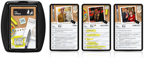 Top Trumps The Office: Quiz Games - Trivia Quiz - Games for Teenagers - Games for Adults - Great Travel Games and Road Trip Games - Trivia Outdoor Games- Family Games for Kids and Adults 2+ Players