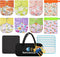 ECOCUBCLUB Reusable Washable Cloth Diapers 6pcs for Baby Shower,Leak-Proof Double Gussets Quick-Dry AWJ