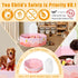 GOGOSO Large Pink Ball Pit for Toddlers, Sturdy Play Ball Pool with Basketball Hoop for Kids, Dogs, and Cats (Balls Not