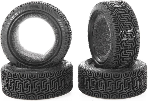 1/10 RC Car Racing Flat Run Sponge Insert Rubber Tyres 68mm for 1:10 RC On Road Car