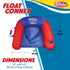 8+, WAHU Float Connex Aqua Pool Seat with Connex Clips, Cupholder, and Inflate Valve, Inflatable Pool Float Chair