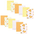 Hudson Baby Unisex Cotton Flannel Burp Cloths Bundle - Citrus Orange, One Size