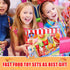 Plastic Burgers Sandwich Pretend Play Food Toy Set for Kitchen, Fake Food Playset for Preschool Kitchen Sets,