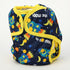 Gusset One Size Cloth Diaper Cover Snap with Double (Rocket)