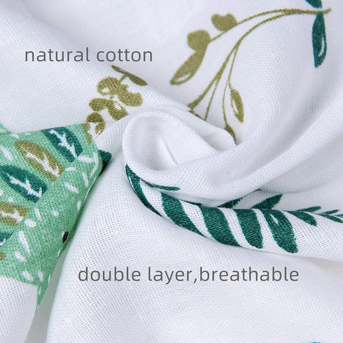 Baby Sleeping Sack Muslin Cotton, Soft Wearable Blanket for Summer, 0.5 Tog Sleeveless Sleep Sack