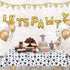 3 Pack Puppy Dog Paw Print Plastic Tablecloth, Large Disposable Rectangle Cover for Pet Birthday Party