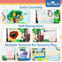 Tidy Tales 1-3 1, 2, 3 Busy Book for Toddlers - No Loose Pieces - Montessori Toys for Year Olds - Mess-Free Airplane