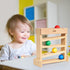 1-3 Montessori Ball Drop Toy, Wooden Ball Tracker, Early Developmental Pound Toys for Toddlers for Year Old, Boys Girls