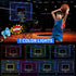 Basketball Hoop Indoor for Kids, Over The Door with LED Lighting & Audio Scoreboard, Mini Basketball Toys