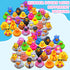 Diteryy 60 Pack 2.3 Inch Rubber Ducks for Jeeps Bulk Floater Jeeps Ducks for Ducking Assortment Mini Rubber Duckies