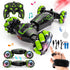 4WD Remote Control Gesture Sensor Car, Hand Controlled Stunt Car, Double-Sided Vehicle 360° Rotation with Light and