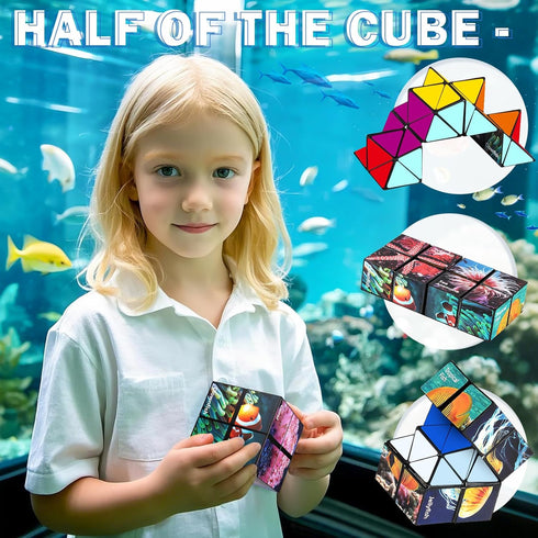 Star Cube Magic Cube Set, 2 in 1 Yoshimoto Cube for Kids and Adults, Toys for Ages 8-12