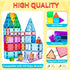 Set 3-5 4-8, 8 VigorFun Magnetic Tiles Building Toys for Kids Ages STEM Construction Kit with Magnetic Blocks