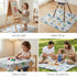 51" Splat Floor Mat for Under High Chair/Arts/Crafts by CLCROBD, Waterproof Anti-Slip Food Splash Spill Mess Mat