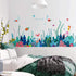 Removable 3D Under The Sea View Grass Wall Decal, DIY Ocean Coral Seaweed Stickers for Kids Bedroom