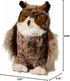 Cuddly Great Horned Owl Plush - Einstein the Companion