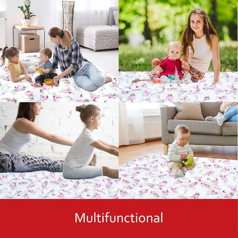 59x59 Inches, Baby Playpen Mat One-Piece Crawling Non Slip Padded Pad for Playing, Baby Play Floor Mat for Babies