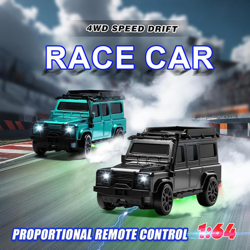 1/64 2.4Ghz Scale Desktop Drift RC Car,Mini RC Sports Car with Gyro Mini Drift Racing Remote Contrl Cars Model Toys