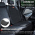 Siivton Car Seat Protector for Child Car Seat - Non-Slip, Waterproof with 2 Mesh Pockets (Black)