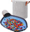 SAM AND MABEL XXL Toy Storage Organizer with Play Mat 15" x