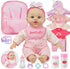 SMILESSKIDDO 12 Inch Soft Body Baby Doll for Toddlers with Take Along