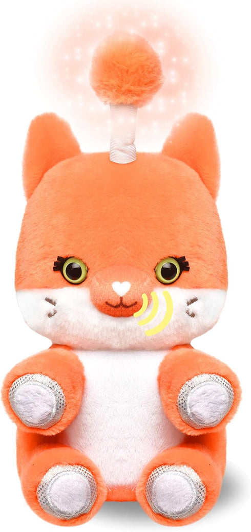 Cubby The Fox Plush Light Up Toy - Works with Compatible Amazon Echo Devices for Interactive Sounds