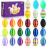 24 PCS 3D Printed Eggs, 2.36" Empty Eggs Fillable Eggshells for Easter
