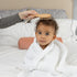 Set Natural Baby Brush - Wooden Brushes and Comb With Boho Travel Bag for Girl or Boy - Soft Goat Hair Brush for Cradle