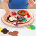 Set 42 Set 2+ Melissa & Doug Felt Food Mix And Match Pizza Play Food - Pieces Felt Pizza Play For Kids Kitchen, Pretend