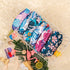6 Pack 10pcs 6FG30 babygoal Reusable Cloth Diapers with Inserts, One Size Adjustable Washable Pocket Nappy Covers