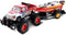 Mozlly Monster Truck Toys Set with Trailer Toy Boat - Friction Powered
