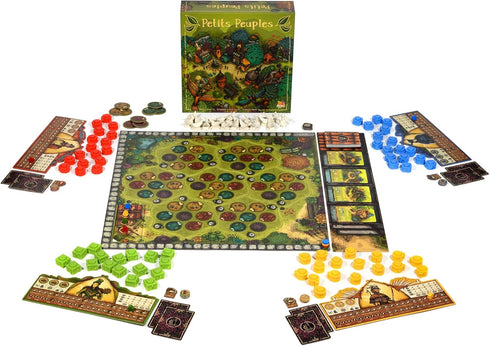 Bombyx Garden Nation - War and Building Board Game, Ages 10+, 2-4 Players, 60 Minutes
