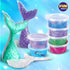 Summer Shimmer 8-12 Gift Mermaid Slime Kit for Girls, FunKidz Slime Making Kit for Kids Age DIY Soft Glitter Glossy