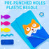 HKKYO Sewing Kit for Kids, Craft Kits for Ages 4-12, My First Sewing Kits with 7 Sew Projects for Girls and Boys