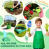 FHOZGECY Set, Wheelbarrow Set 3-8 Kids Gardening Outdoor Toys with and Kids Garden Tools, Toddler Gardening
