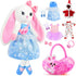 Ballerina Doll Stuffed Animals Girl Toys Age 3-8, Bunny Stuffed Animal, Ballet